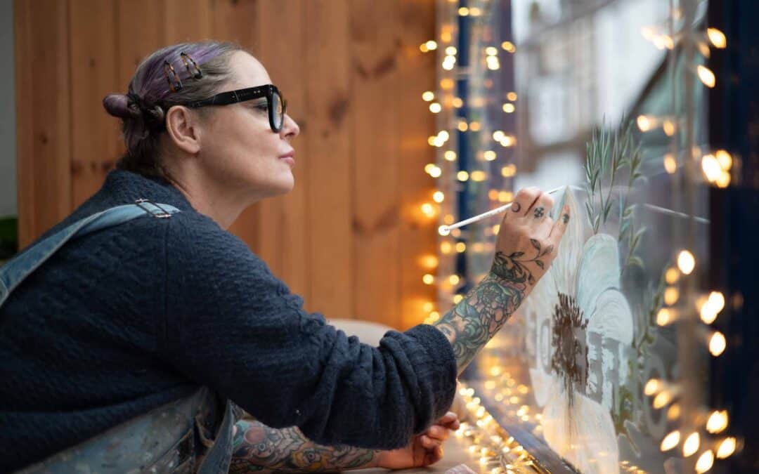 Artist Photoshoot – Shop Window Illustration