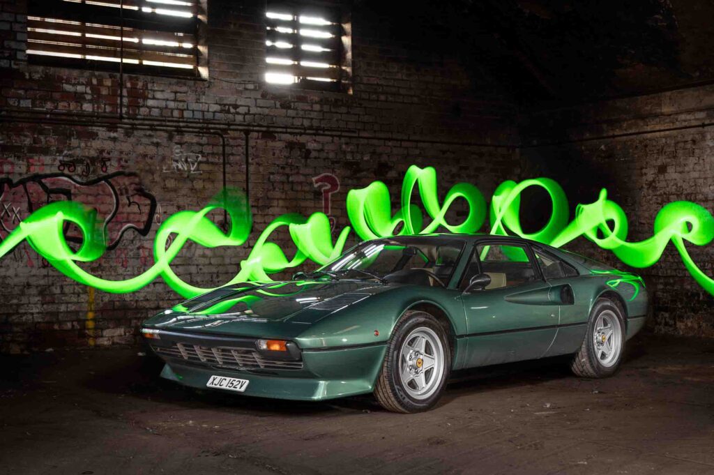 light painting car photography