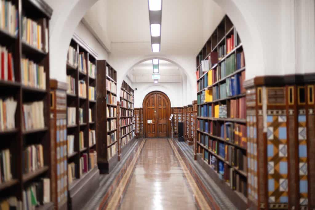 Leeds Library internal architecture