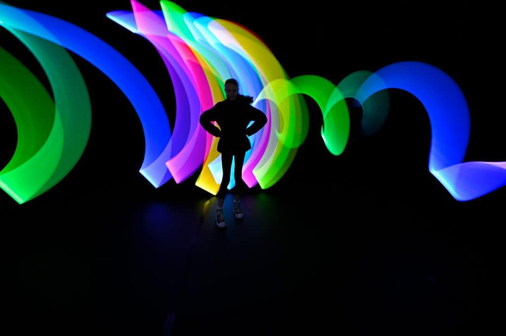 festival light painting