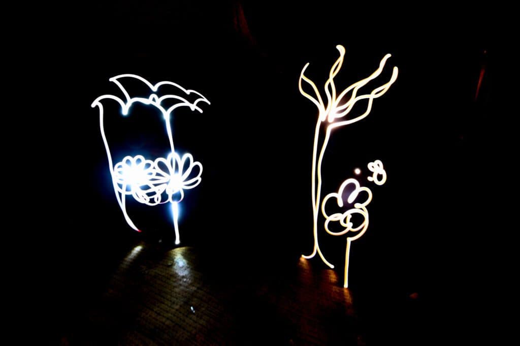 light painting art