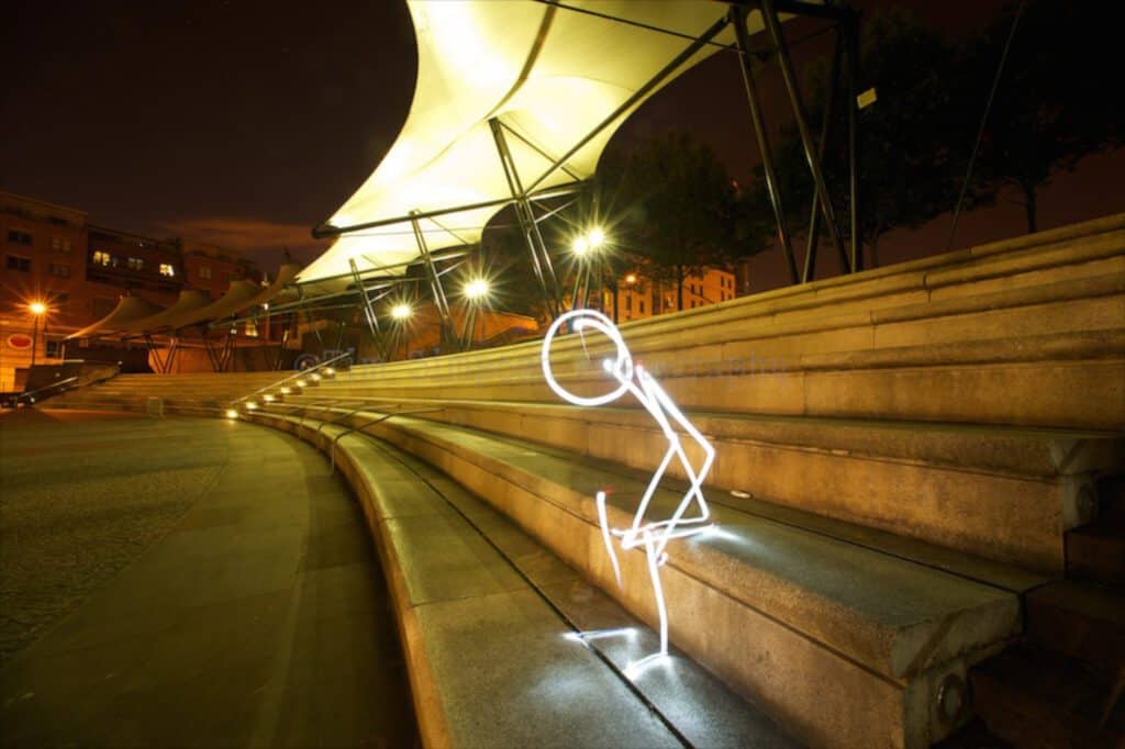 manchester light painting