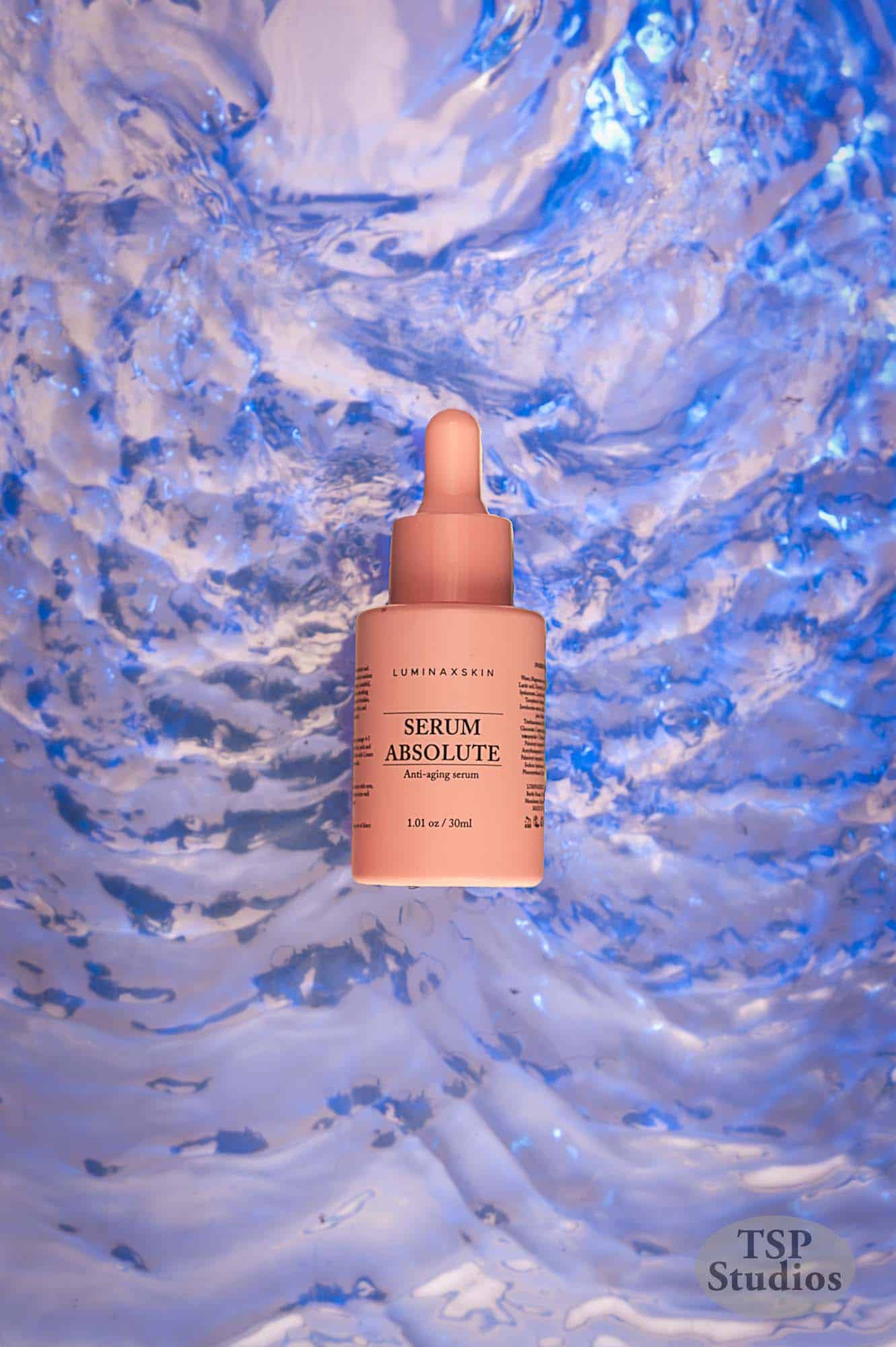 cosmetics in water studio image - AI photography