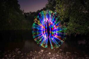 Manchester light painting